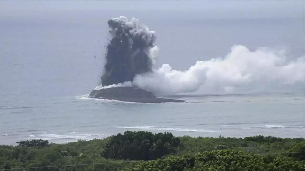 Japan Welcomes New Island Following Undersea Volcanic Eruption