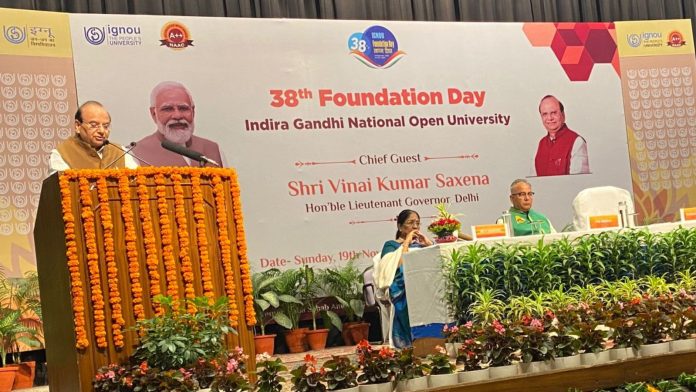 IGNOU Celebrates 38th Foundation Day at Maidan Garhi Headquarters