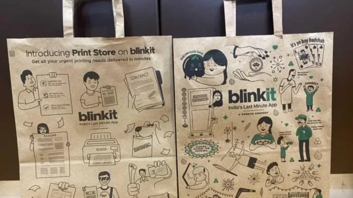 Gurgaon Student's Diwali Artwork Graces Millions of Blinkit Bags, CEO Announces