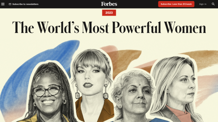 Check Out! Insights from Forbes’ 20th Annual Powerful Women 2023 List