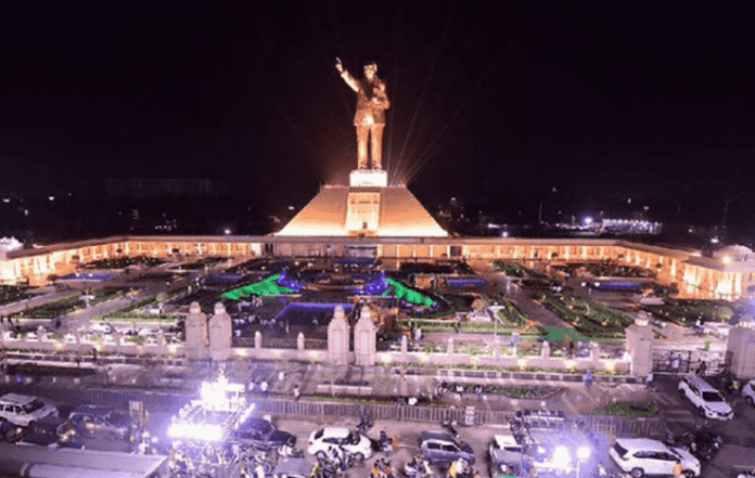 Historic Moment: Unveiling the World's Tallest Dr. B.R. Ambedkar Statue in Andhra Pradesh