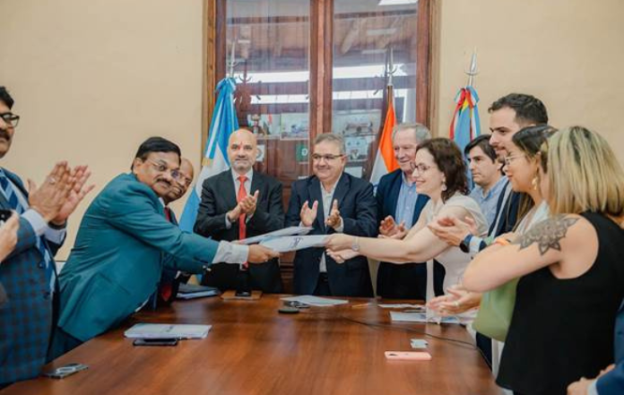 India Signs Agreement with Argentina