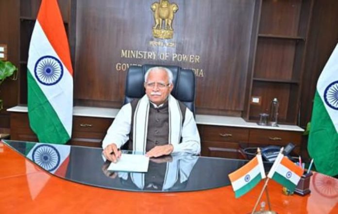 Manohar Lal Takes Charge as Minister of Power