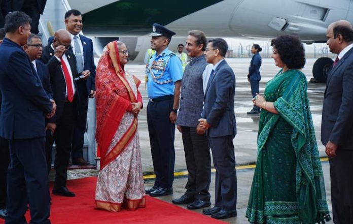 Bangladesh PM Sheikh Hasina Arrives For 2-Day India Visit