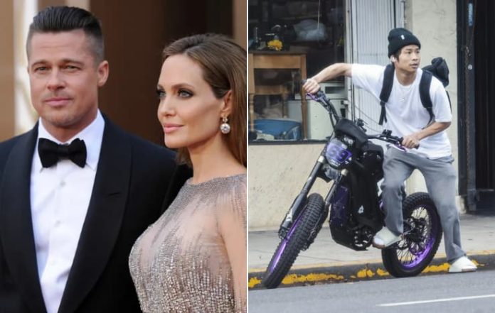 Angelina and Brad's Son in E-Bike Accident