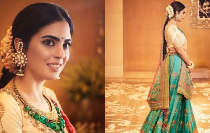 Isha Ambani Dazzles in Royal Look