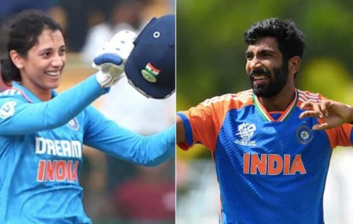 Jasprit Bumrah, Smriti Mandhana Win ICC Player of the Month Awards for June