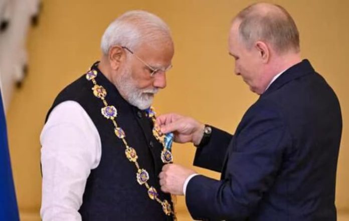 PM Modi To Receive Russia's Highest Civilian Honour 