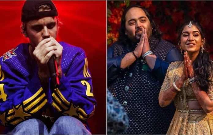 Canadian singer Justin Bieber has confirmed his performance at the upcoming wedding festivities of Anant Ambani and Radhika Merchant in Mumbai. He arrived in the city on Thursday, July 4th, with paparazzi sharing videos of his entourage of cars on social media. Radhika Merchant is scheduled to marry Anant Ambani on July 12th. Bieber joins an already star-studded lineup of international artists potentially performing at the Ambani wedding. Sources previously indicated to India Today that Adele, Drake, and Lana Del Rey are also in discussions to entertain guests during Radhika and Anant's wedding celebrations.