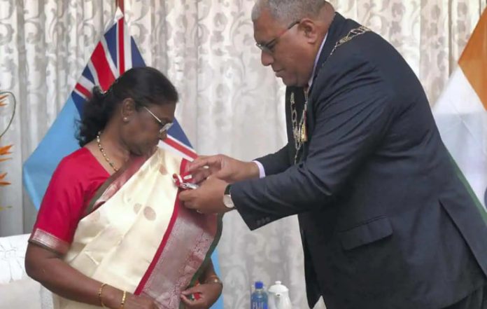 Fiji Honors President Droupadi Murmu with Top Civilian Award