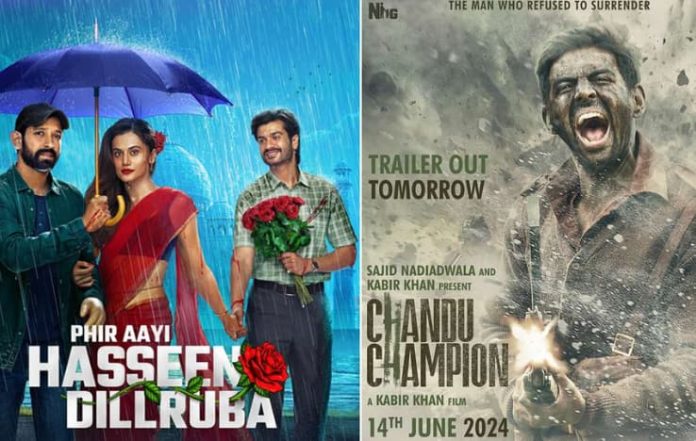 From 'Hasseen Dillruba' to 'Chandu Champion': Top New OTT Releases