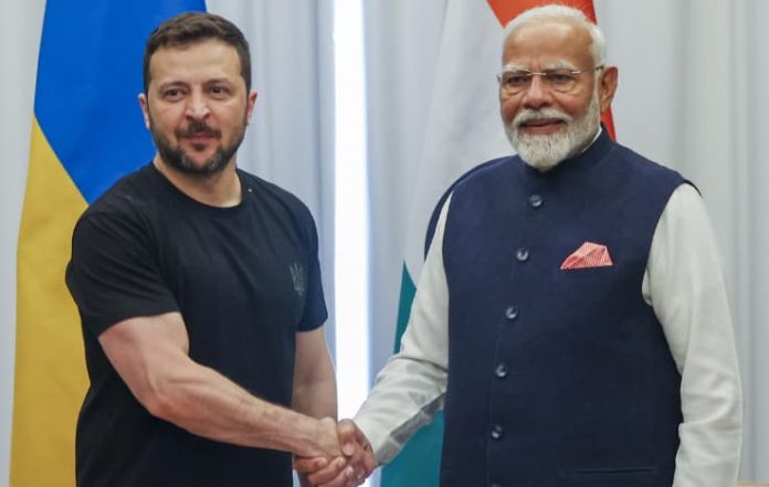 PM Modi Meets President Zelenskyy for Crucial Talks