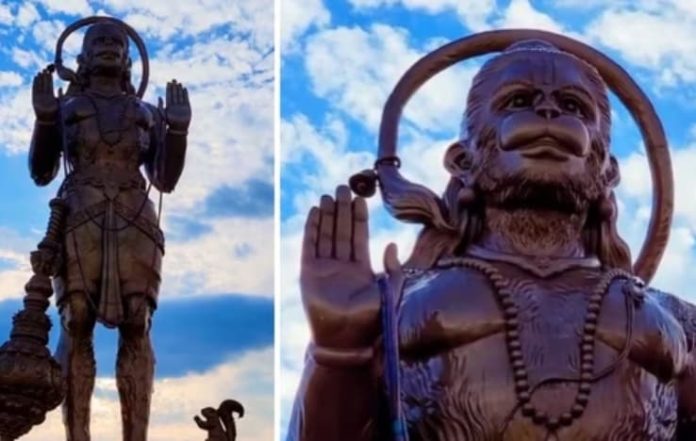 Texas Gets A Landmark Tall Hanuman Murti