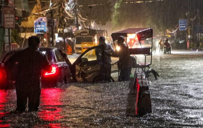 Delhi Faces Severe Waterlogging and Traffic Jams