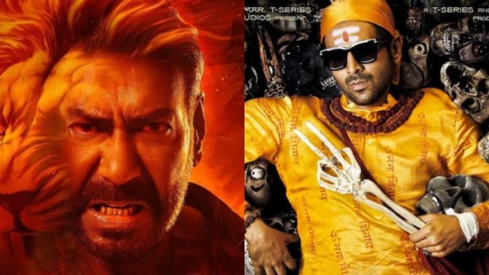 Diwali Clash: Kartik Aaryan’s Bhool Bhulaiyaa 3 vs Ajay Devgn’s Singham Again—Fans Share Predictions!