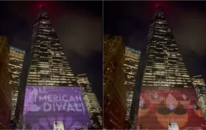 Watch: New York’s World Trade Center Lights Up for Diwali