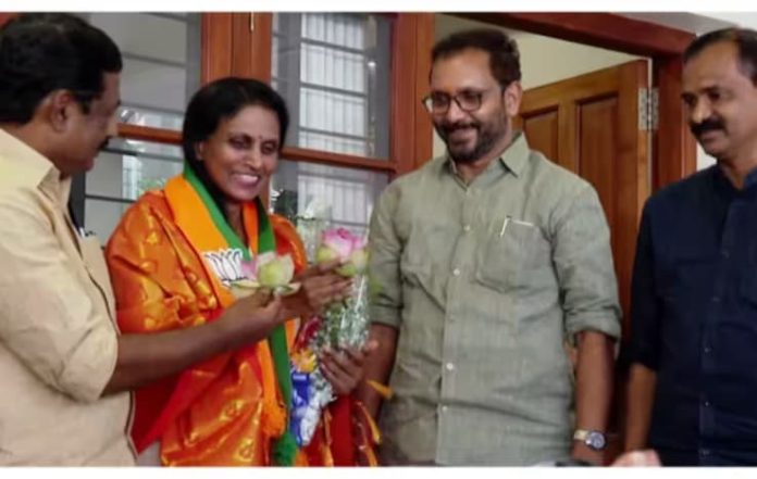 Kerala's First Female IPS Officer Joins BJP