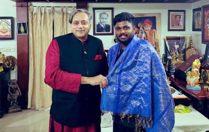 Shashi Tharoor Felicitates Sanju Samson for his Spectacular Century