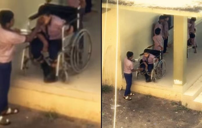 Viral Moment: Students’ Inspiring Act of Kindness for Disabled Classmate