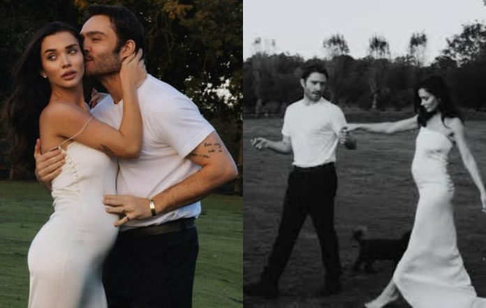 Amy Jackson and Ed Westwick Celebrate Pregnancy with Adorable Photoshoot