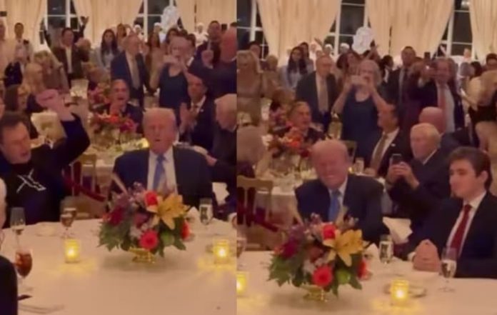 Elon Musk, Trump Celebrate Thanksgiving with YMCA Dance