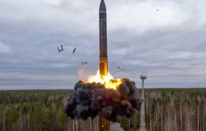 Russia Targets Ukraine with Intercontinental Ballistic Missile