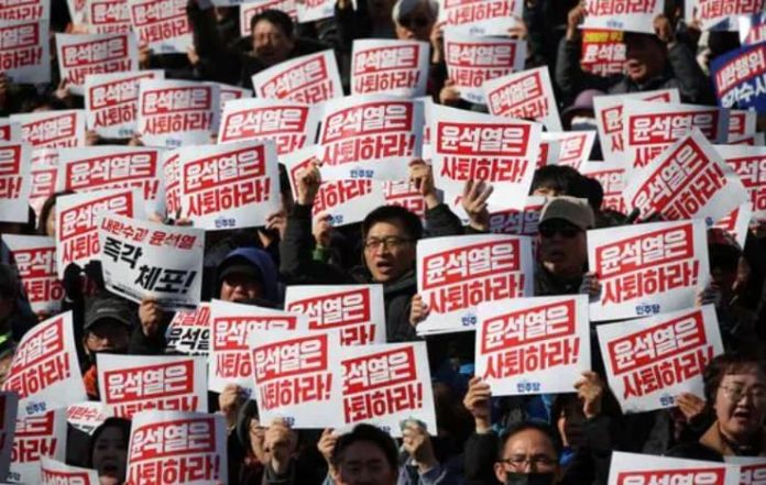 South Korean Opposition Pushes for Impeachment of President Yoon